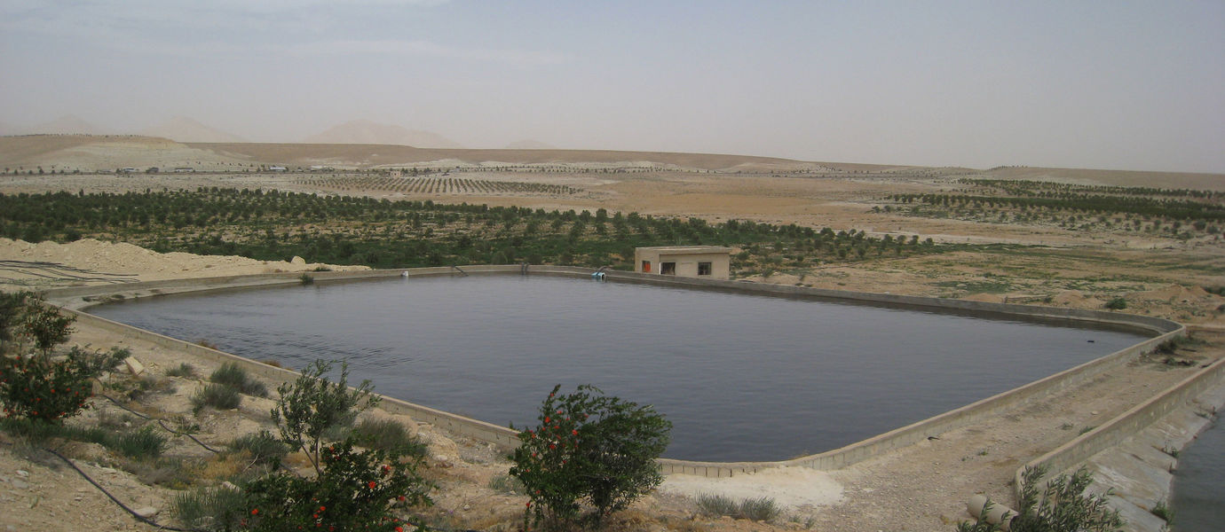Photo: Dam reservoir in Syria. Photographer: Olli Varis.
