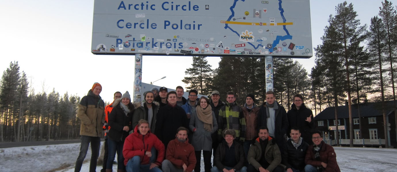 EMC students at the Arctic Circle