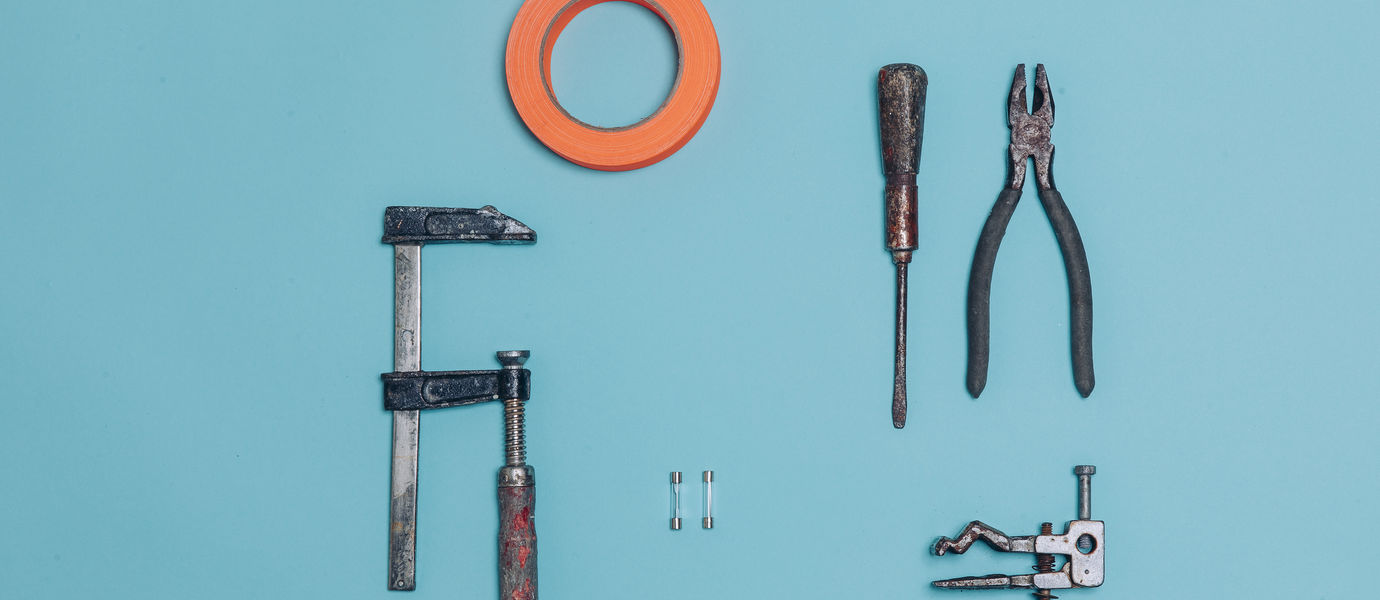 Photo of electricians' tools. Photo by Aleksi Poutanen.