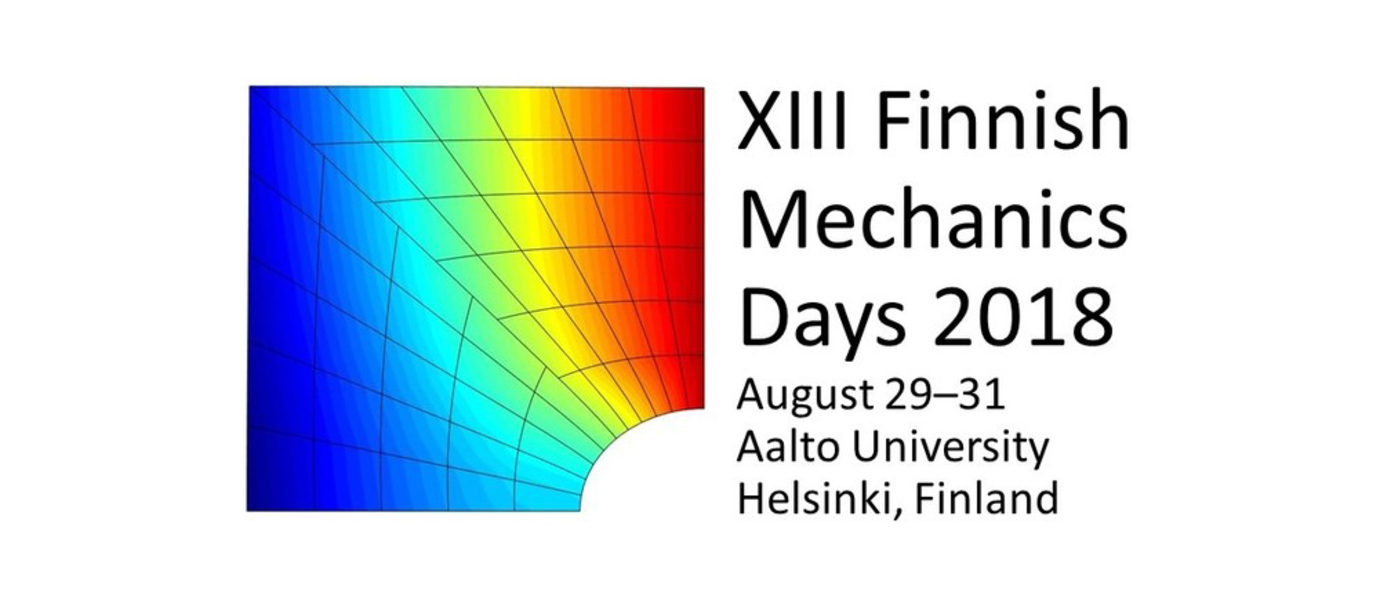 XIII Finnish Mechanics Days 2018 header