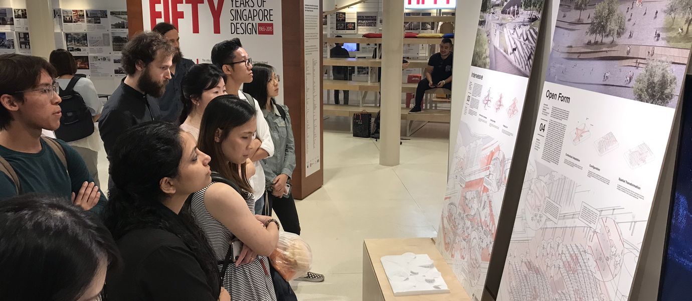 Student exhibition is on display at the Singapore National Design Centre 