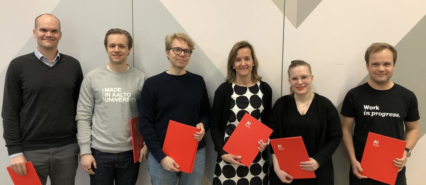 Best teachers of the School of Business in 2019. Photo: Arja Sahlberg / Aalto University
