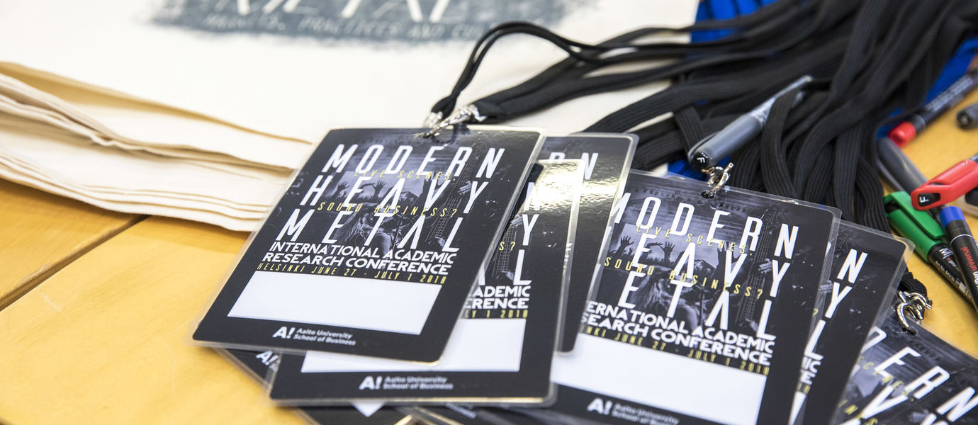 Moder Heavy Metal Conference attendee passes (2018)