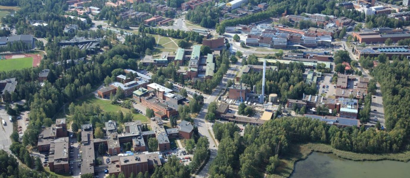 Ilmakuva Aalto-yliopiston kampuksesta