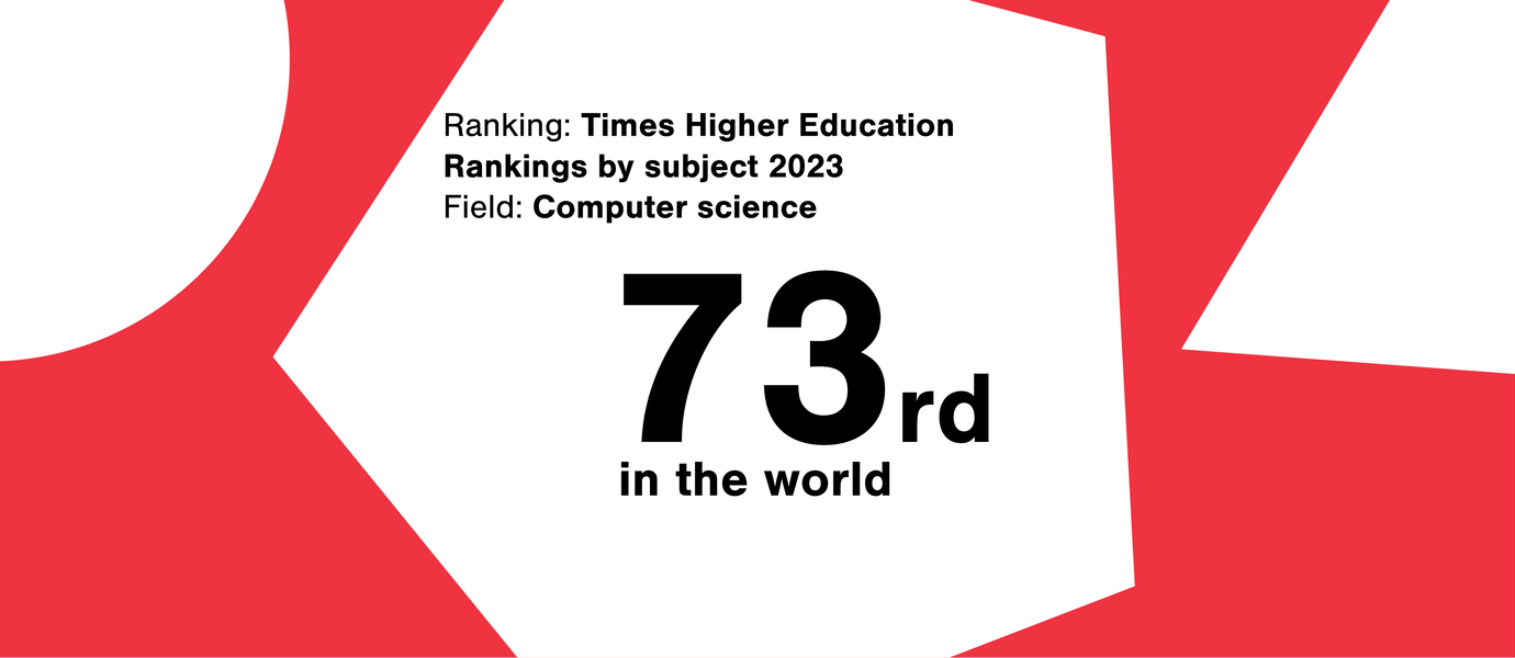 Infographics of the computer science ranking