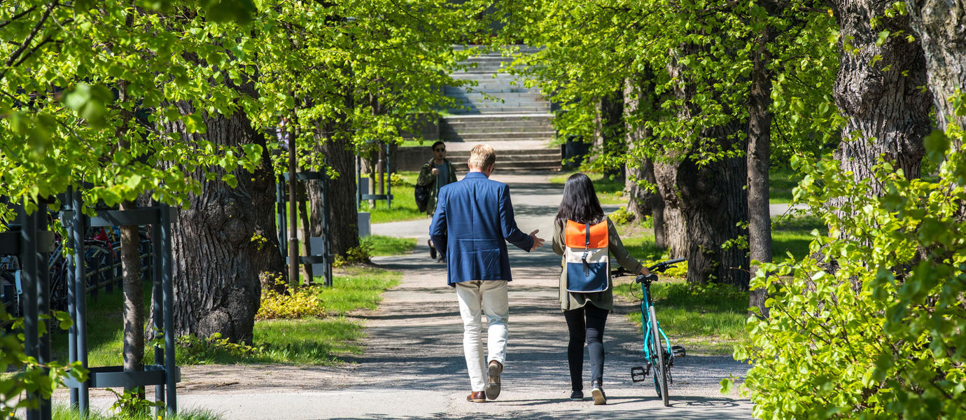 Otaniemi campus on summer. 