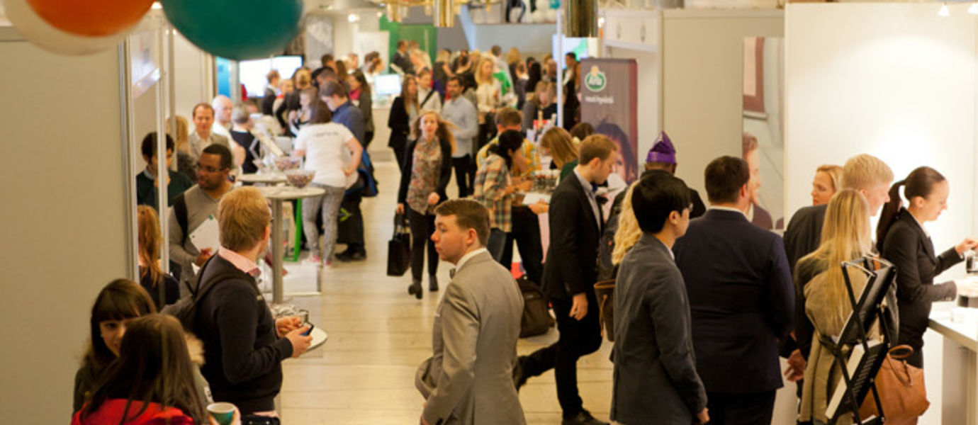 Over 60 companies participated the ARENA Career Fair. Photo: Anni Hanén/ Aalto University