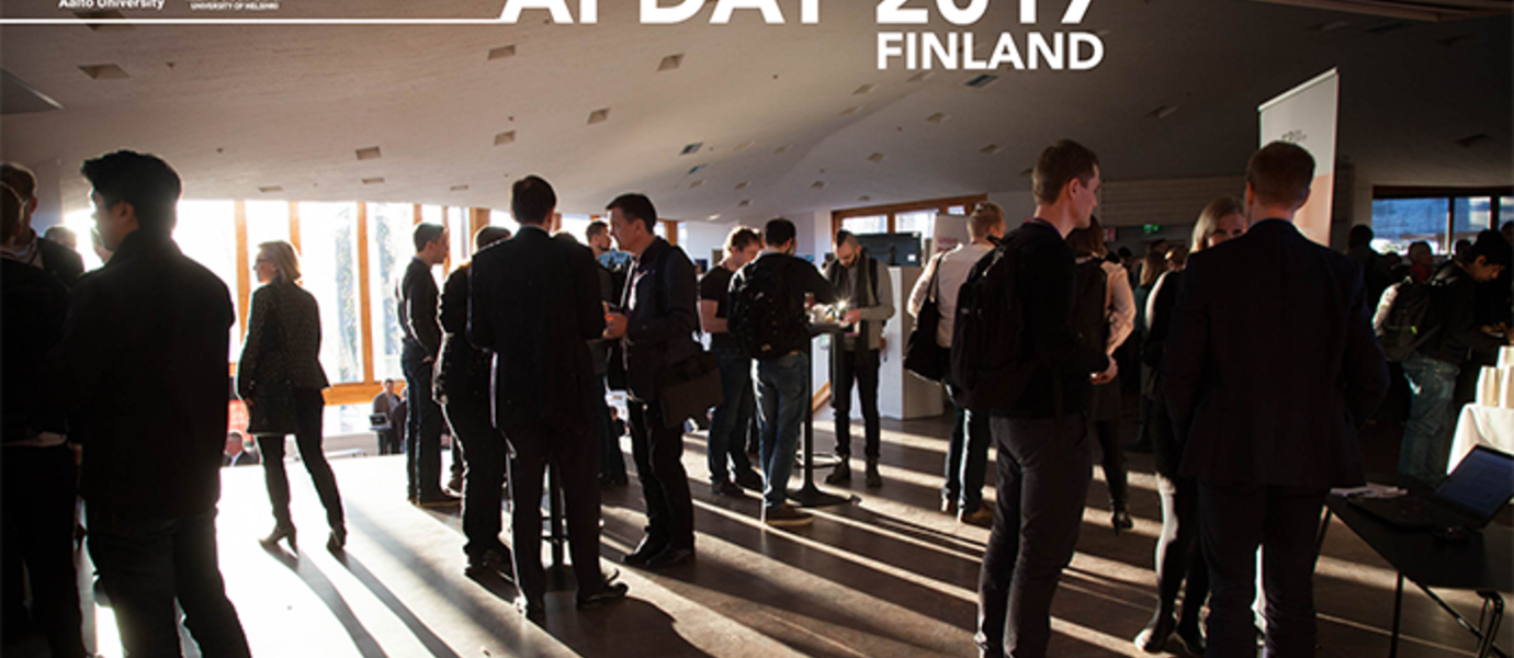 600 participants of the AI Day represented researchers, government officials and representatives from over 180 companies. Photo: Matti Ahlgren / Aalto University