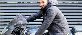 Aalto University / man sitting on a motorcycle / Muhammad Ziaur Rehman