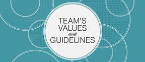 Team's Values and Guidelines Banner