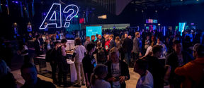 General image of people gathered at Slush startup event, photo by Mikko Raskinen