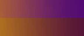 Väriliukuma vasemmalta oikealle: murretuista kellansävyistä violettiin