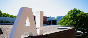 A-logo at Otaniemi. Photo: Mikko Raskinen / Aalto University