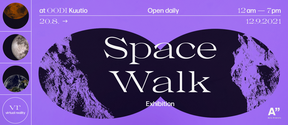 Spacewalk exhibition banner