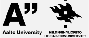 Aalto University and University of Helsinki logos
