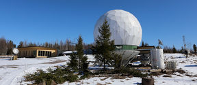 Aalto-yliopiston Metsähovin radio-observatorio sijaitsee Kirkkonummella. Kuva: Aalto-yliopisto / Ira Matilainen