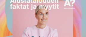 Alustatalouden faktat ja myytit -podcastin vieraana Meri-Tuuli Laaksonen Gubbesta.