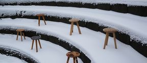 Eight Lypsy tools in snowy scenery