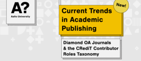 Current Trends in Academic Publishing: Diamond OA Journals & the CRediT Contributor Roles Taxonomy