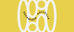 Osaamisen Aalloilla yellow logo