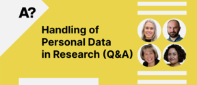 Handling of Personal Data in Research (Q&A)