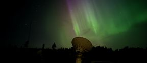 Aurora Borealis at Metsähovi Radio Observatory
