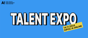 Talent Expo -messujen visuaalinen banneri