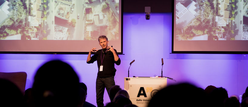 Daniel Landau gave a keynote at Aalto X Reality.