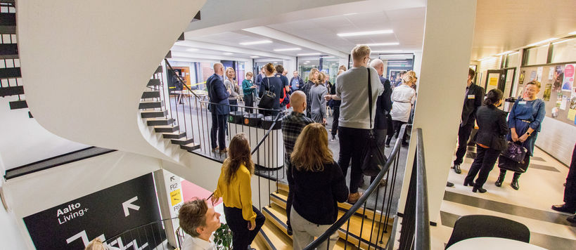 Living+ Hub Opening staircase