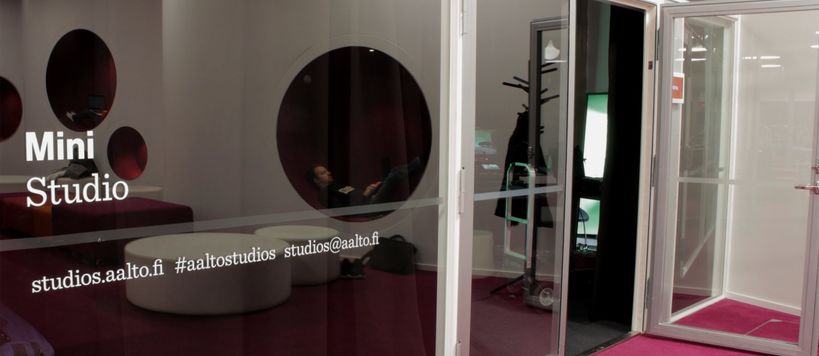 Mini Studio facilities at Harald Herlin Learning Centre