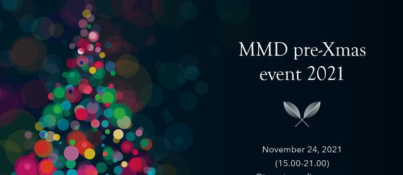 MMD pre-Xmas event poster (November 24th, 2021) / Image by Aalto University, Giulnara Chinakaeva