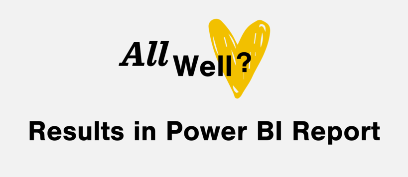 AllWell Results in Power BI