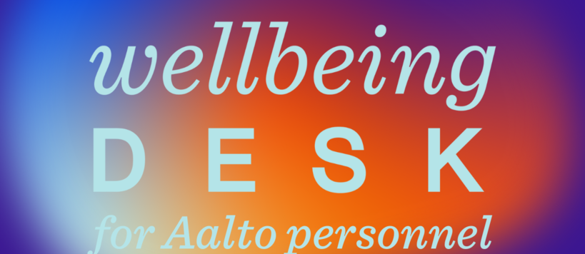 Wellbeing Desk for Aalto personnel logo