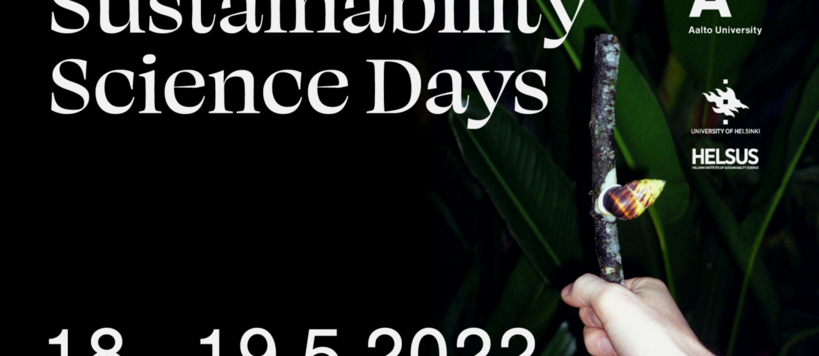 Sustainability Science day banneri