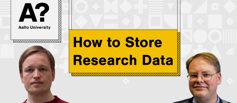 How to Store Research Data