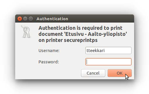 Aalto Linux printing 5