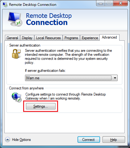 Remote connection 9