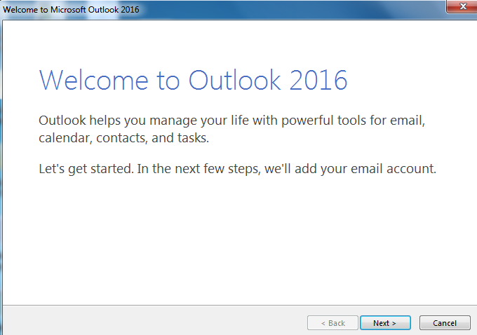 Outlook for Windows 1