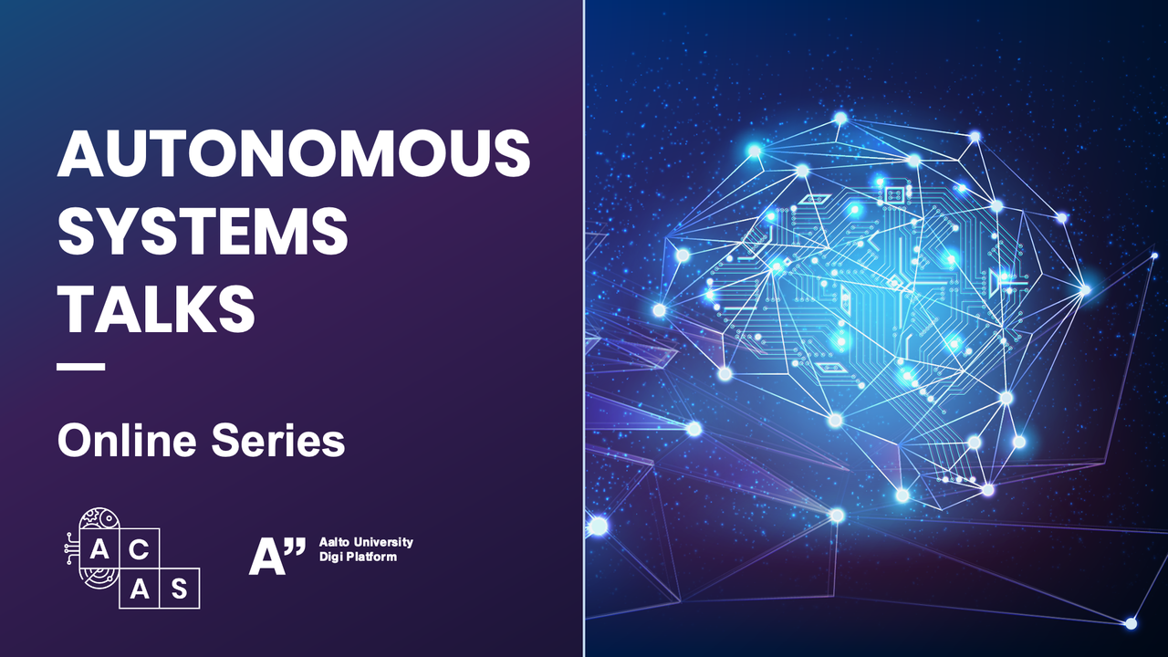Autonomous Systems Talks: Online Series