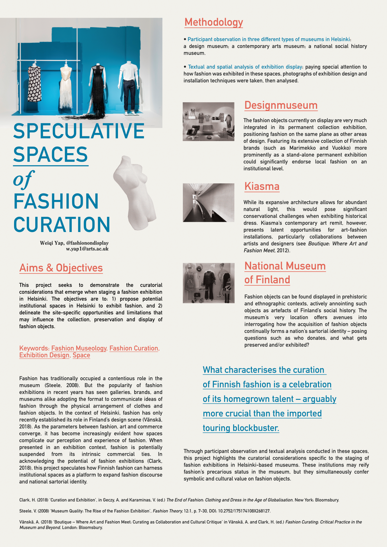 Speculative spaces of fashion curation –poster
