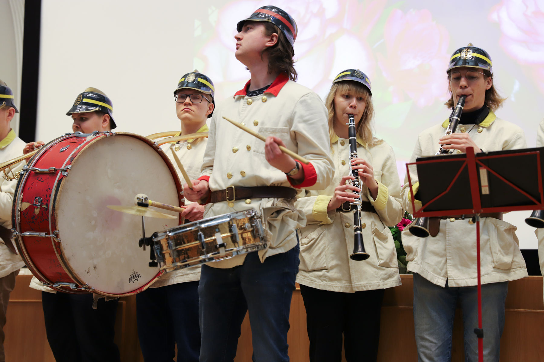 Retuperän WBK performing at the School of Engineering graduation event, 2022