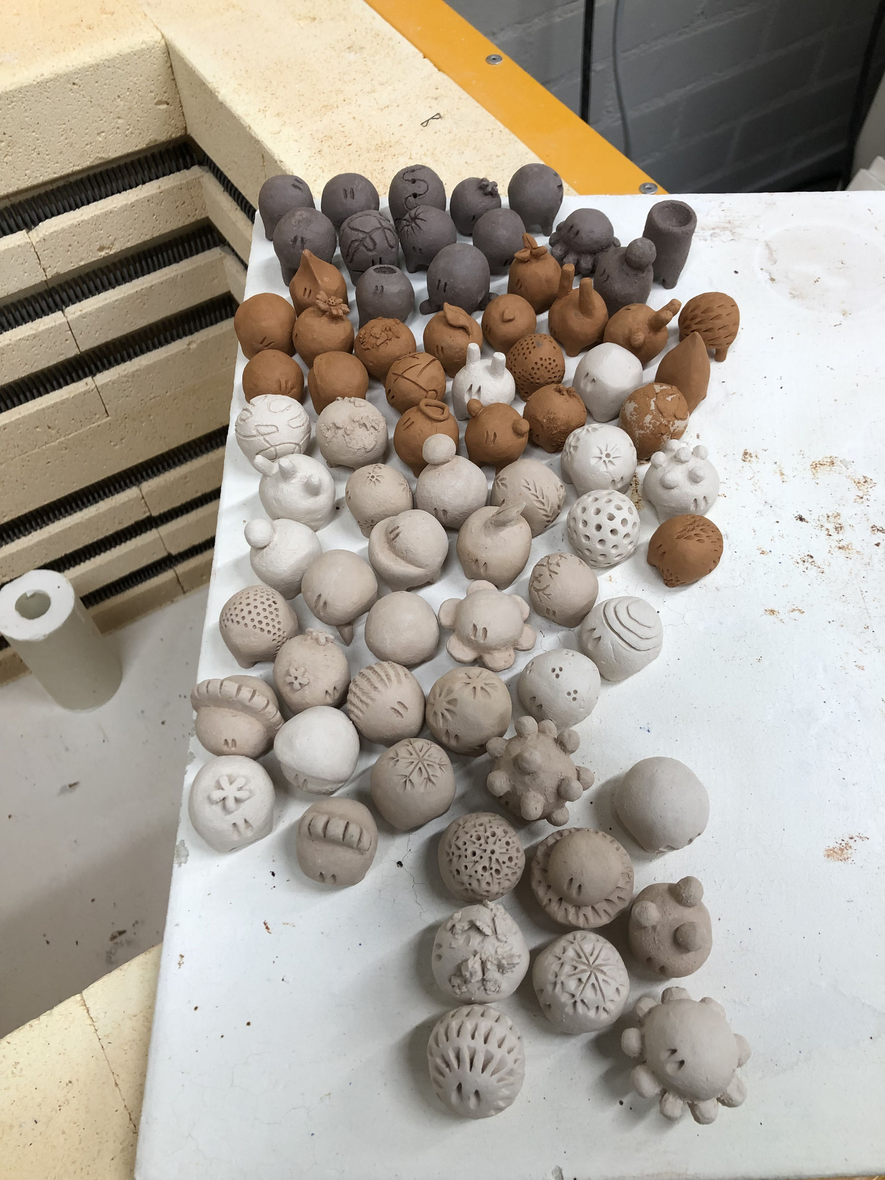little creatures about to hit the kiln