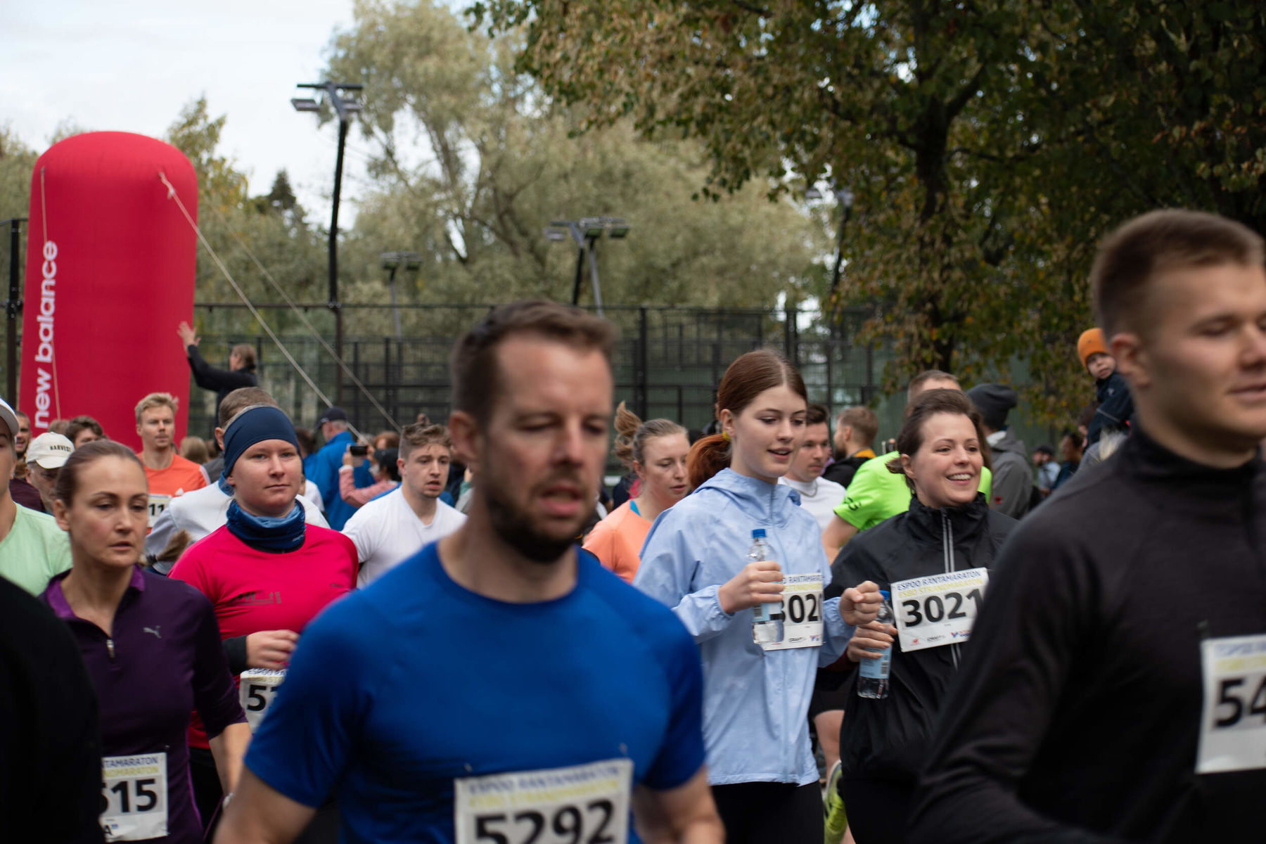 Aalto 10K & 5K participants running in September 2022