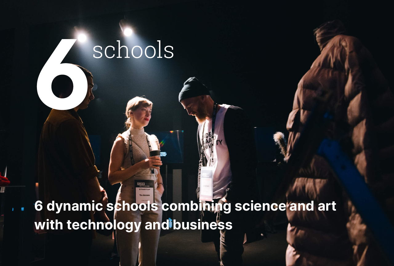 information on university: six dynamic schools combining science and art with technology and business