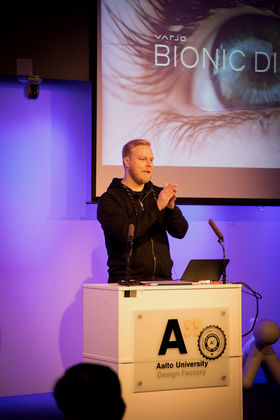 Antti Peuhkurinen gave a keynote at Aalto X Reality.