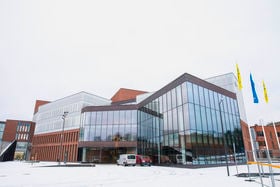 Aalto-yliopisto Kauppakorkeakoulu päärakennus School of Business Otaniemi Kuva: Mikko Raskinen / Aalto-yliopisto