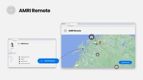 A representation of the ‘AMRI Remote’ digital platform.