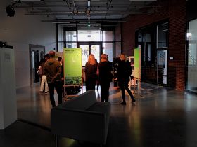 Visit to 'Life 1.5' exhibition, October 5, 2022. Photo by Aalto University, Giulnara Launonen