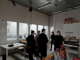 Beyond e-Textiles, visit of Nordic partners to Aalto, November 2021. Photo by Aalto University, Giulnara Launonen