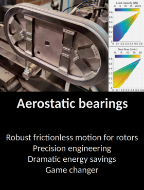 arotor aerostatic bearings